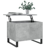 VidaXL Salontafel 60x44,5x45 cm bewerkt hout betongrijs