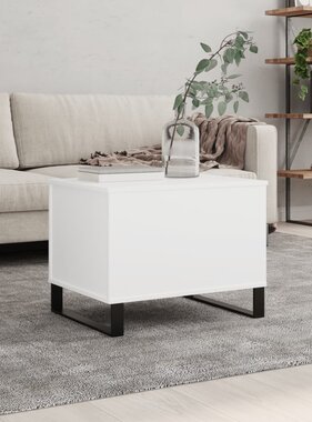 VidaXL Salontafel 60x44,5x45 cm bewerkt hout wit