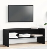 VidaXL Tv-meubel 100x40x40 cm spaanplaat zwart eikenkleurig