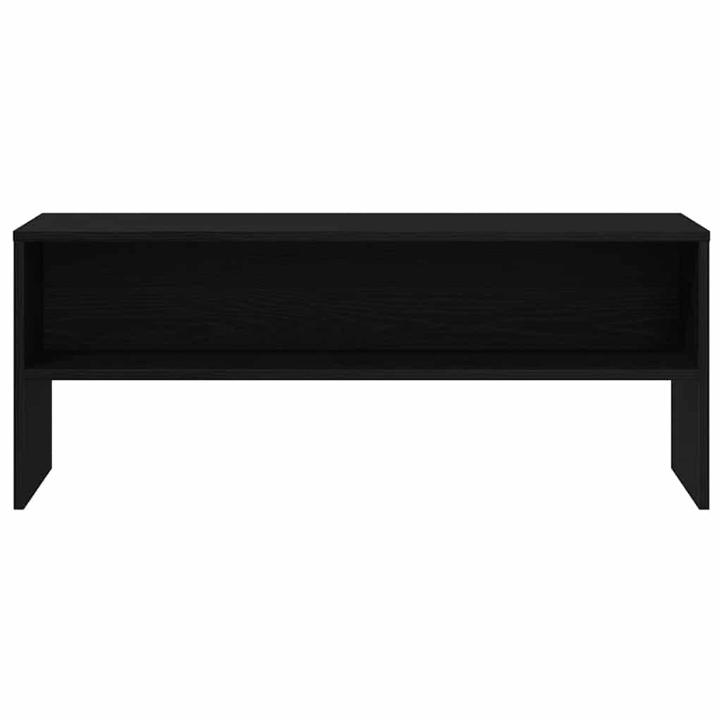 VidaXL Tv-meubel 100x40x40 cm spaanplaat zwart eikenkleurig