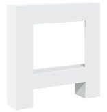 VidaXL Haardombouw 81x18x82 cm bewerkt hout wit