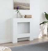 VidaXL Haardombouw 81x18x82 cm bewerkt hout wit
