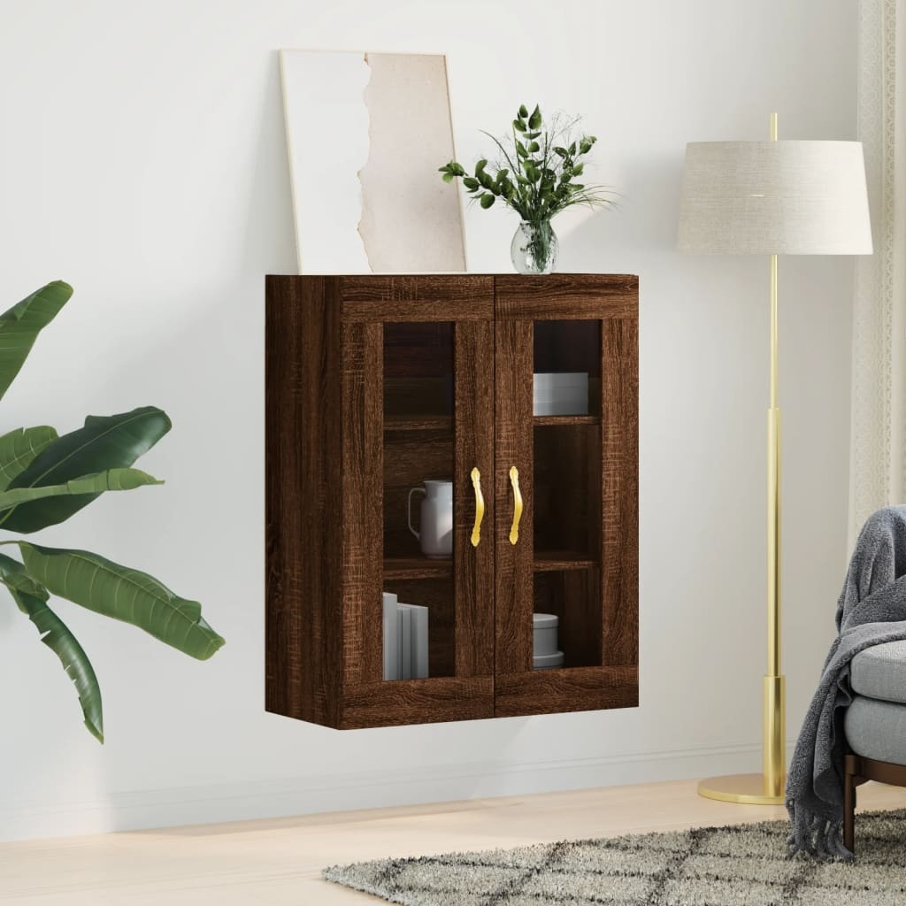 VidaXL Hangkast 69,5x34x90 cm bruin eikenkleur