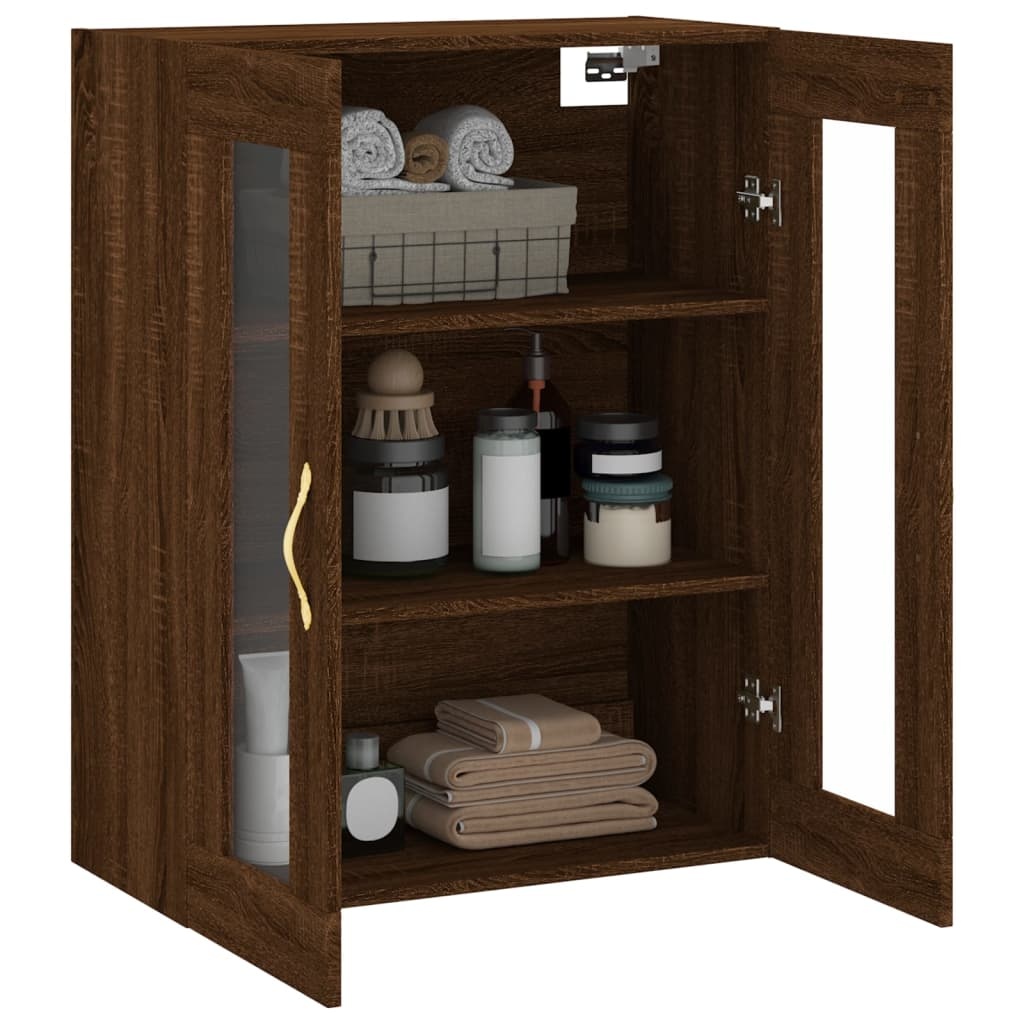 VidaXL Hangkast 69,5x34x90 cm bruin eikenkleur