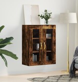 VidaXL Hangkast 69,5x34x90 cm gerookt eikenkleurig