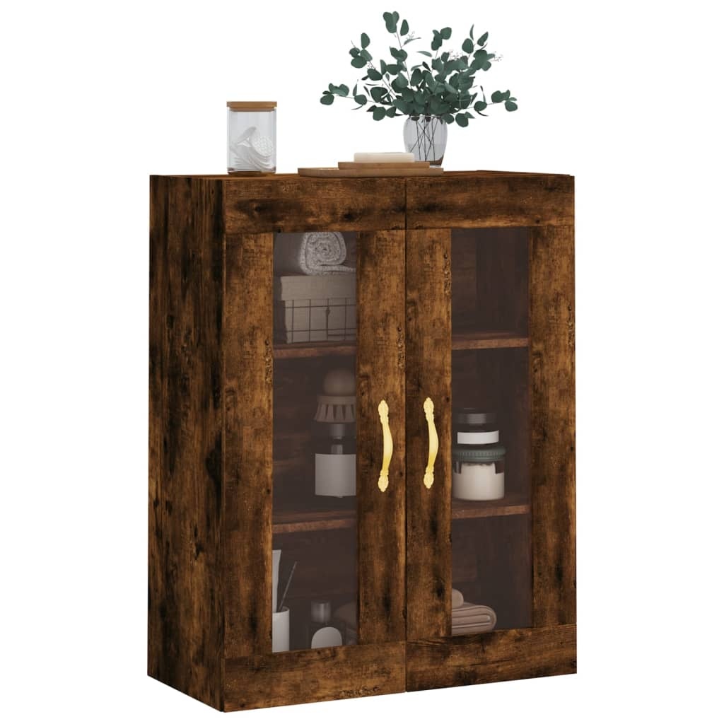 VidaXL Hangkast 69,5x34x90 cm gerookt eikenkleurig