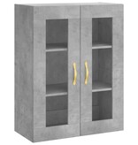 VidaXL Hangkast 69,5x34x90 cm betongrijs