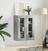 VidaXL Hangkast 69,5x34x90 cm betongrijs