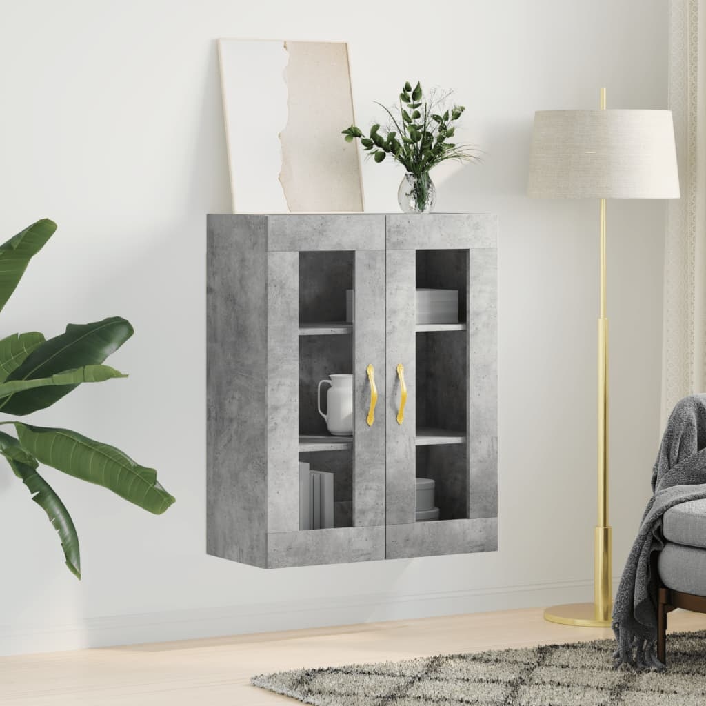 VidaXL Hangkast 69,5x34x90 cm betongrijs