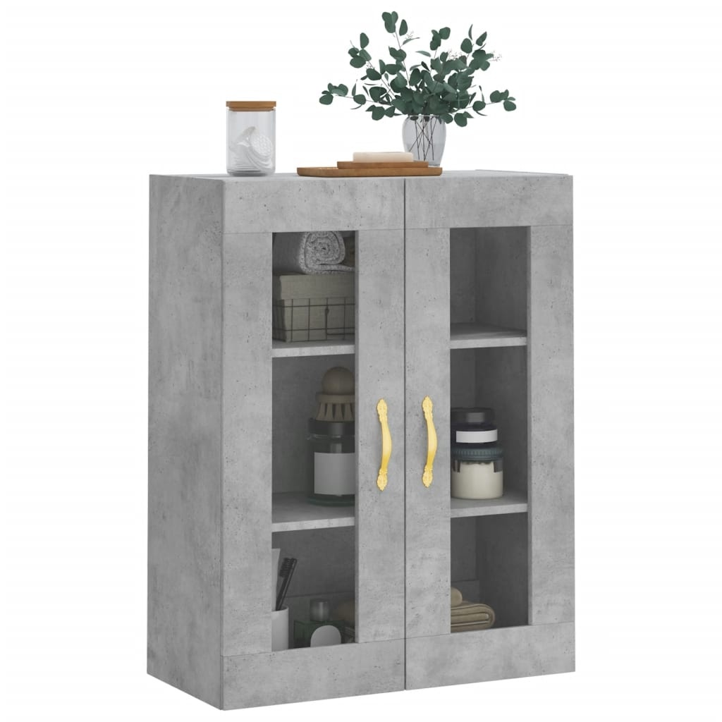 VidaXL Hangkast 69,5x34x90 cm betongrijs
