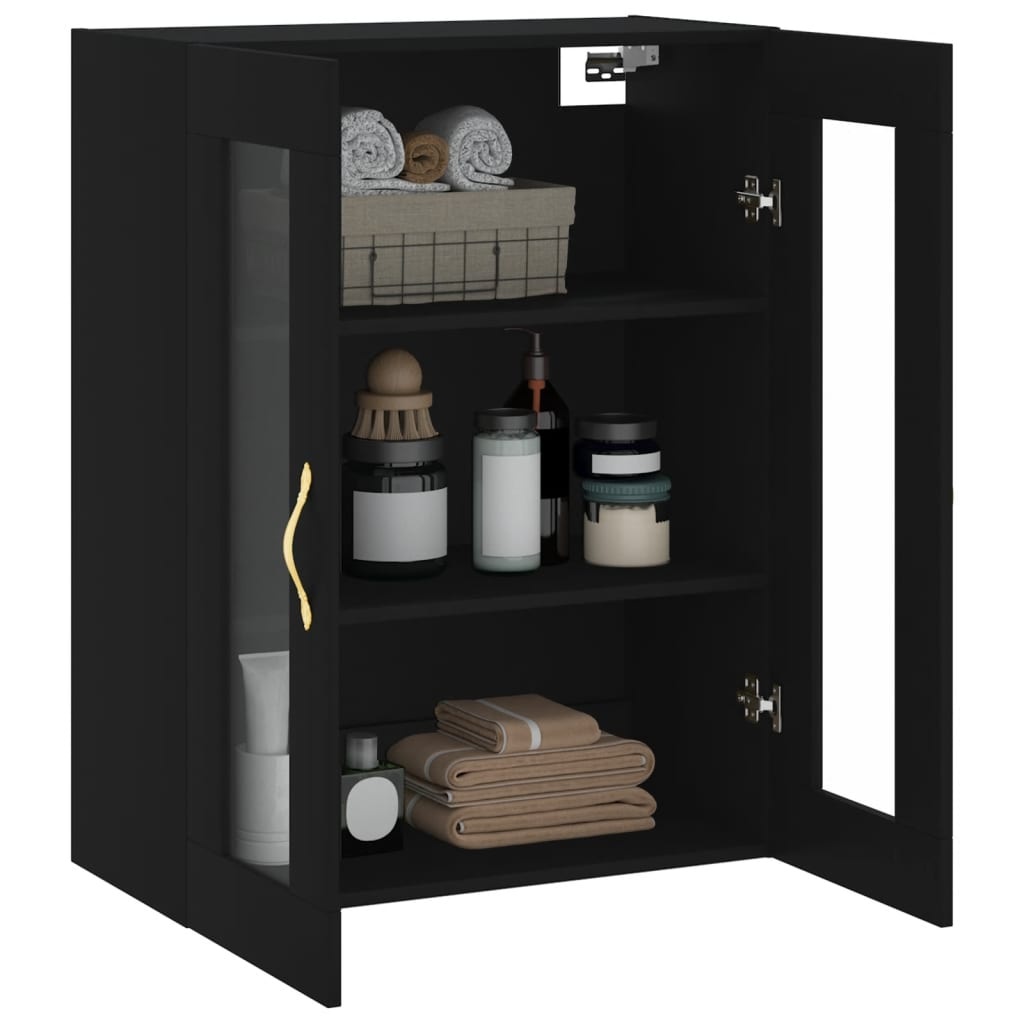 VidaXL Hangkast 69,5x34x90 cm zwart