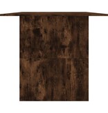 VidaXL Eettafel 180x90x76 cm bewerkt hout gerookt eikenkleurig