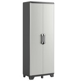 VidaXL Opbergkast Gear 182 cm zwart en grijs