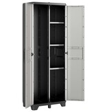 VidaXL Opbergkast Gear 182 cm zwart en grijs