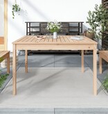 VidaXL Tuintafel 121x82,5x76 cm massief grenenhout