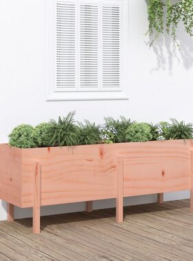 VidaXL Plantenbak verhoogd 160x50x57 cm massief grenenhout douglas