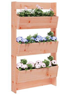 VidaXL Plantenbak wandmontage 3-laags 60x18,5x110 cm douglashout