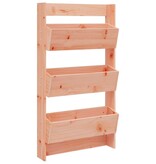 VidaXL Plantenbak wandmontage 3-laags 60x18,5x110 cm douglashout