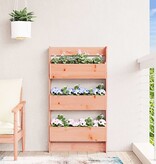 VidaXL Plantenbak wandmontage 3-laags 60x18,5x110 cm douglashout