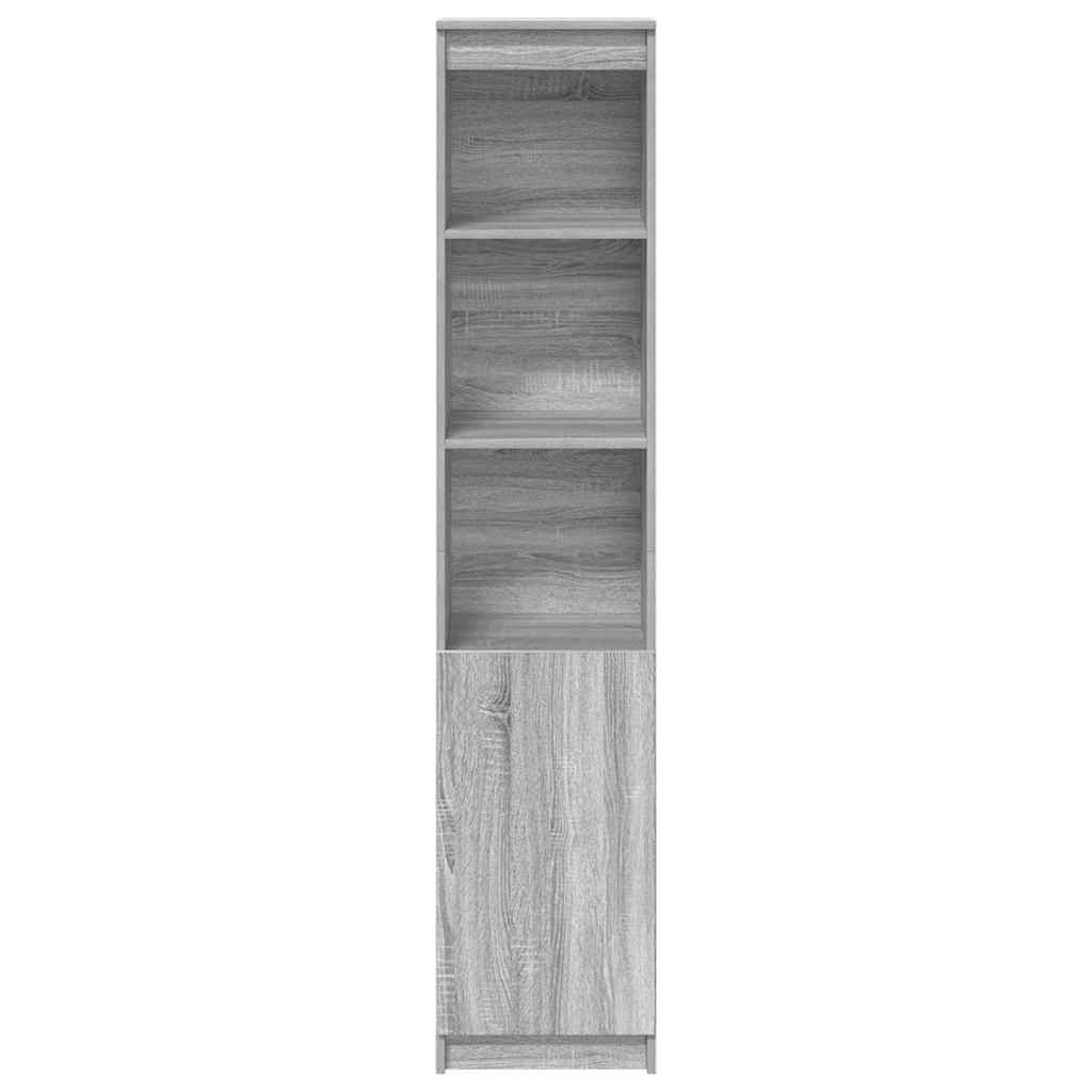 VidaXL Hoge kast 37,5x35x180 cm spaanplaat grijs sonoma
