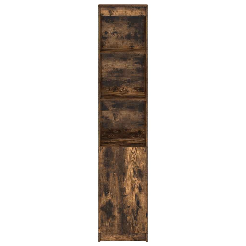 VidaXL Hoge kast 37,5x35x180 cm spaanplaat gerookt eikenkleurig