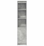 VidaXL Highboard 37,5x35x180 cm spaanplaat betongrijs