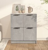 VidaXL Dressoir 60x30x70 cm bewerkt hout betongrijs