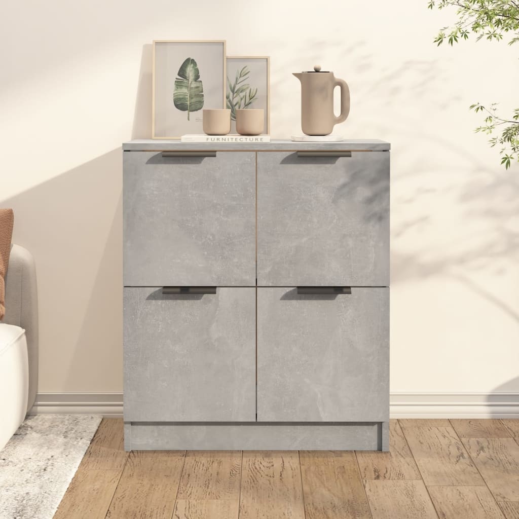 VidaXL Dressoir 60x30x70 cm bewerkt hout betongrijs
