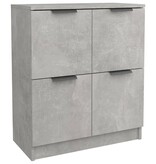 VidaXL Dressoir 60x30x70 cm bewerkt hout betongrijs