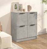 VidaXL Dressoir 60x30x70 cm bewerkt hout betongrijs