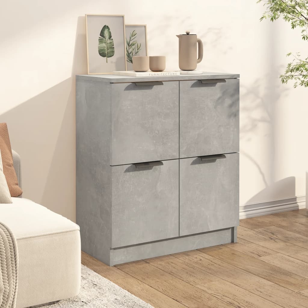 VidaXL Dressoir 60x30x70 cm bewerkt hout betongrijs