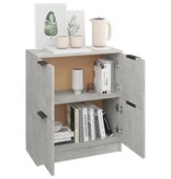 VidaXL Dressoir 60x30x70 cm bewerkt hout betongrijs