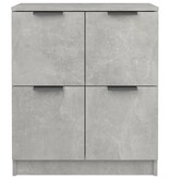 VidaXL Dressoir 60x30x70 cm bewerkt hout betongrijs