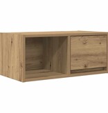 VidaXL TV-meubel 60x31x25,5 cm bewerkt hout artisanaal eikenkleur
