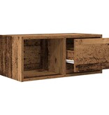 VidaXL TV-meubel 60x31x25,5 cm bewerkt hout oud houtkleurig