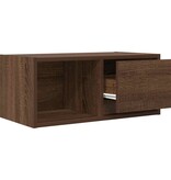VidaXL TV-meubel 60x31x25,5 cm bewerkt hout bruin eikenkleur