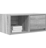 VidaXL TV-meubel 60x31x25,5 cm bewerkt hout grijs sonoma eikenkleurig