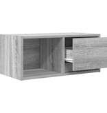 VidaXL TV-meubel 60x31x25,5 cm bewerkt hout grijs sonoma eikenkleurig