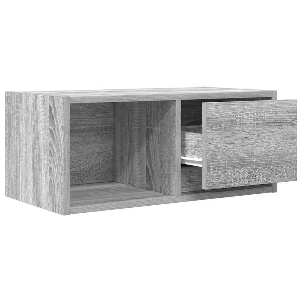 VidaXL TV-meubel 60x31x25,5 cm bewerkt hout grijs sonoma eikenkleurig