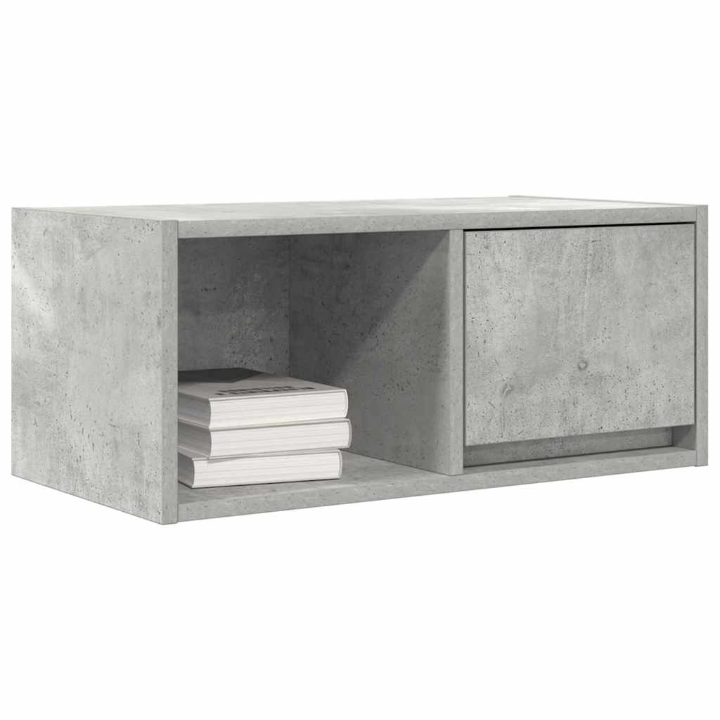 VidaXL TV-meubel 60x31x25,5 cm bewerkt hout betongrijs