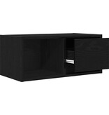 VidaXL TV-meubel 60x31x25,5 cm spaanplaat zwart eikenkleurig