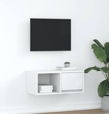 VidaXL Tv-meubel 60x31x25,5 cm bewerkt hout wit