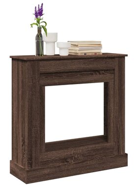 VidaXL Haardombouw 90x30x90 cm bewerkt hout bruin eikenkleurig