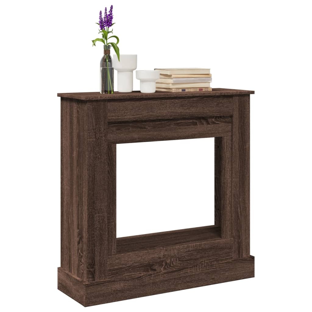 VidaXL Haardombouw 90x30x90 cm bewerkt hout bruin eikenkleurig