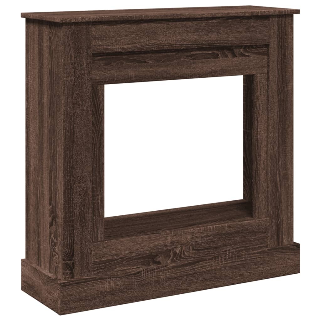 VidaXL Haardombouw 90x30x90 cm bewerkt hout bruin eikenkleurig