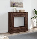 VidaXL Haardombouw 90x30x90 cm bewerkt hout bruin eikenkleurig