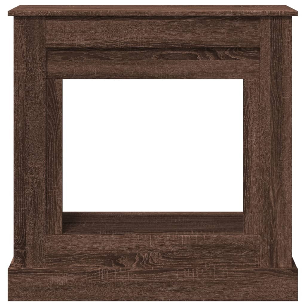 VidaXL Haardombouw 90x30x90 cm bewerkt hout bruin eikenkleurig