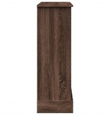 VidaXL Haardombouw 90x30x90 cm bewerkt hout bruin eikenkleurig