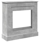 VidaXL Haardombouw 90x30x90 cm bewerkt hout betongrijs