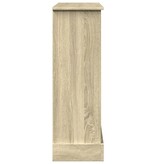 VidaXL Haardombouw 90x30x90 cm bewerkt hout sonoma eikenkleurig